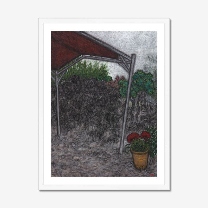 Christine Bae Red Ceiling Giclee framed Fine Art Paper Print Open Edition