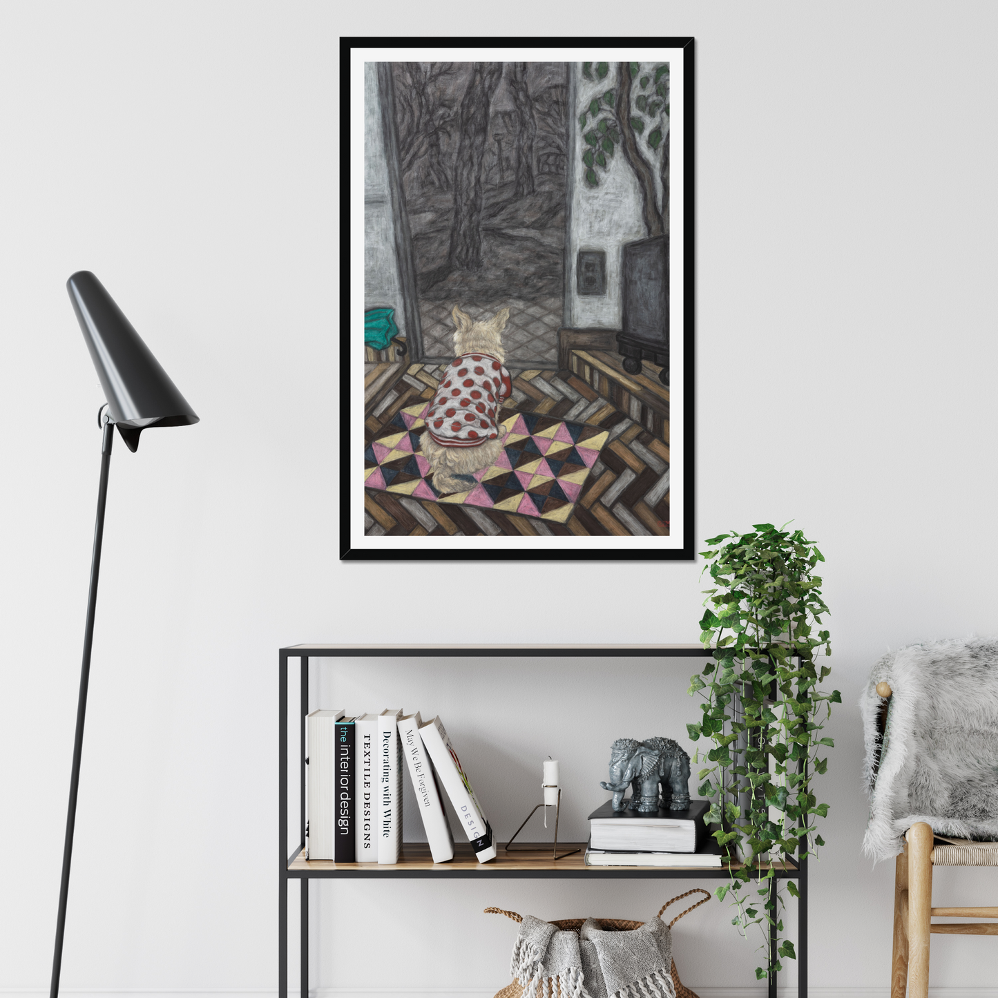 Back Shape of My Pucci Framed Fine Art Paper Print Open Edition