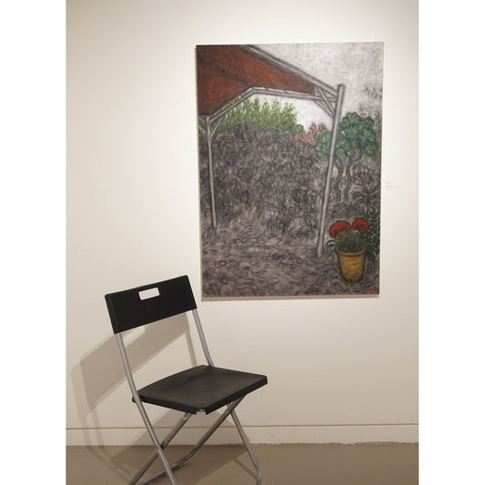 Christine Bae Red Ceiling Giclee framed Fine Art Paper Print Open Edition