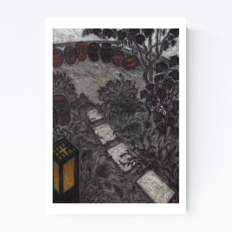 One Summer Day White Step Stones Giclee Fine Art Paper Prints Open Edition