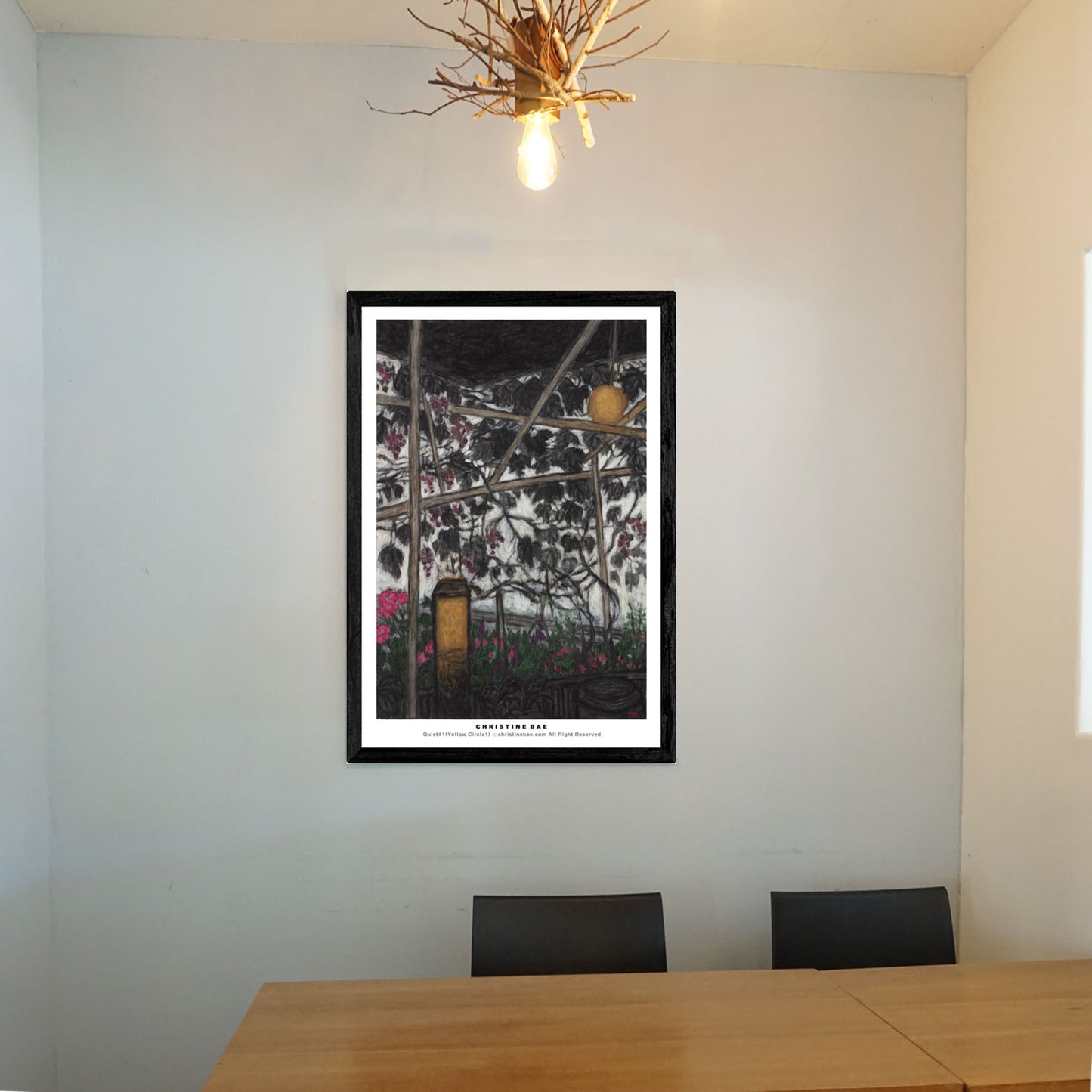 Christine Bae One Summer Day#1 Yellow Light Art Poster