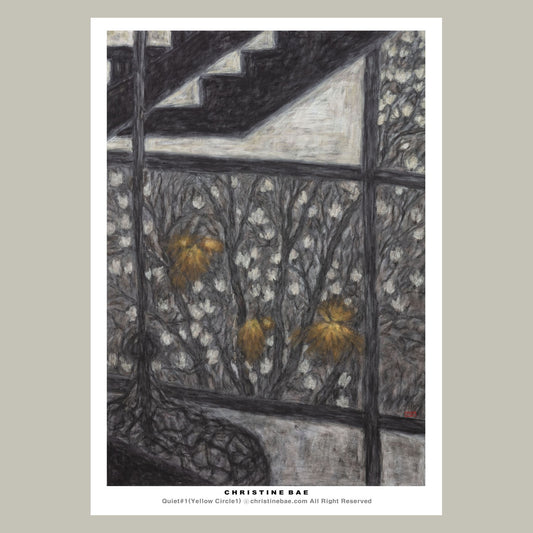 Christine Bae Three Yellow Light Art Poster