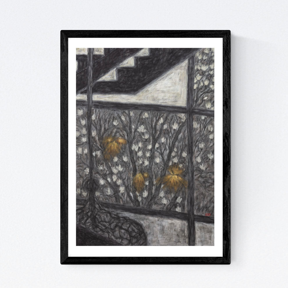 Three Yellow Light Fine Art Paper Prints Open Edition