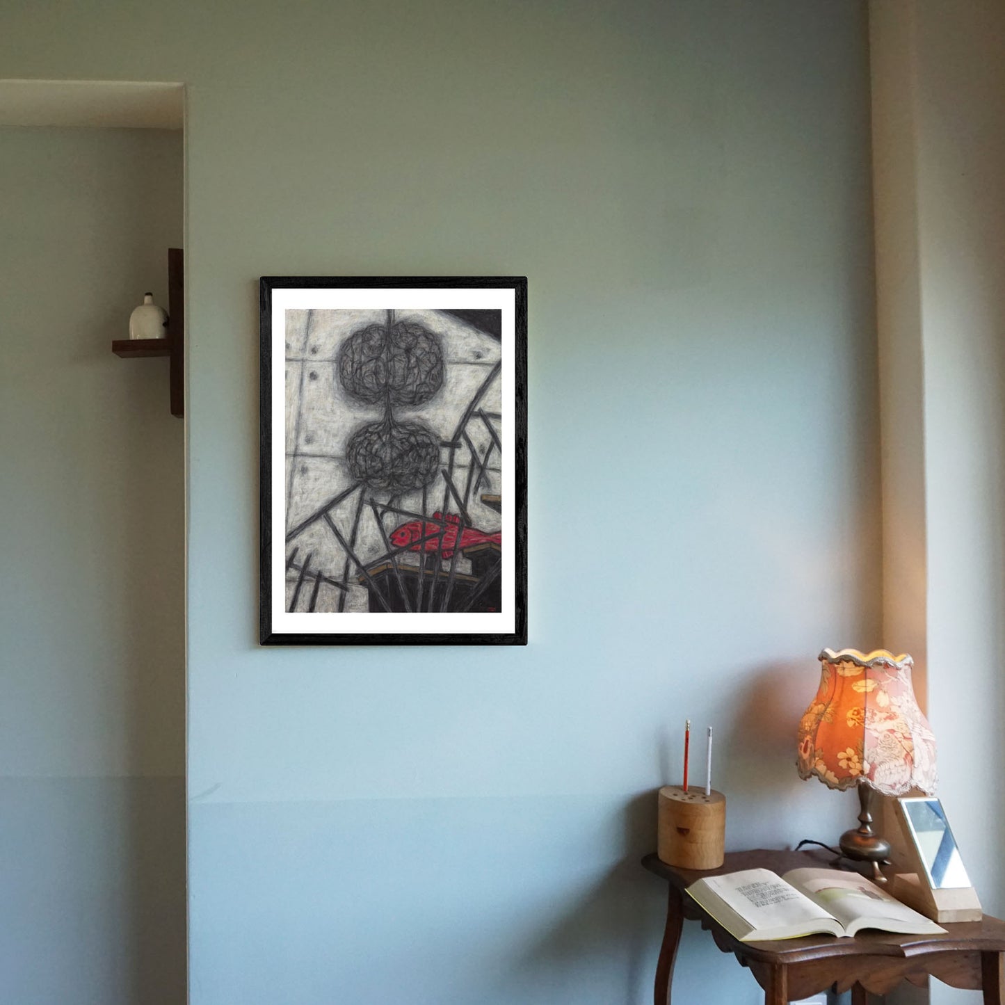 Christine Bae Hot Pink Fish Fine Art Paper Prints Open Edition