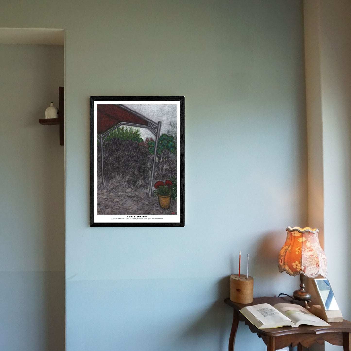 Christine Bae Red Ceiling Art Poster