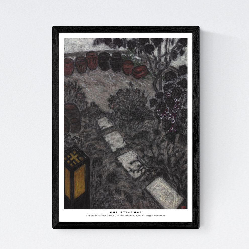 Christine Bae One Summer Day White Steps Art Poster