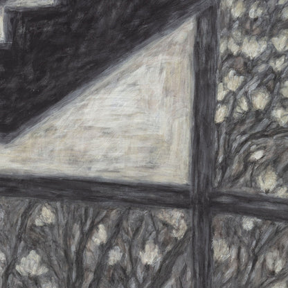 Three Yellow Light Framed Canvas Print