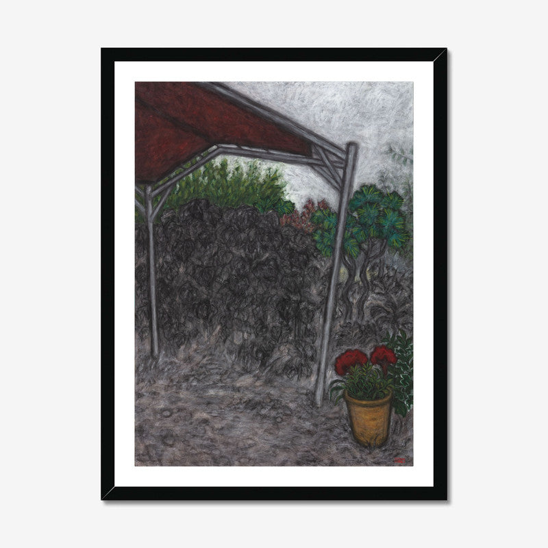 Christine Bae Red Ceiling Giclee framed Fine Art Paper Print Open Edition