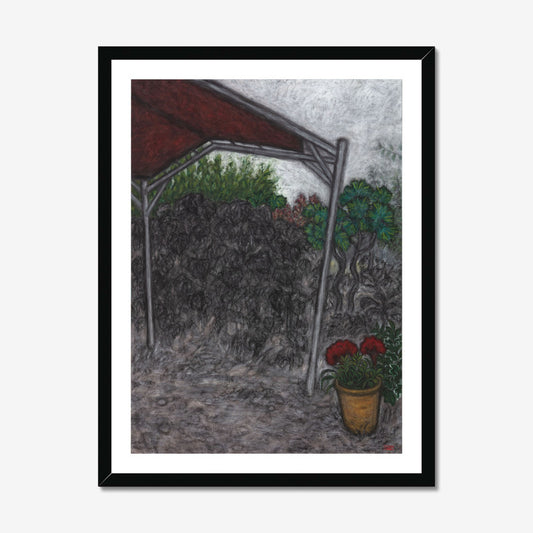 Christine Bae Red Ceiling Giclee framed Fine Art Paper Print Open Edition