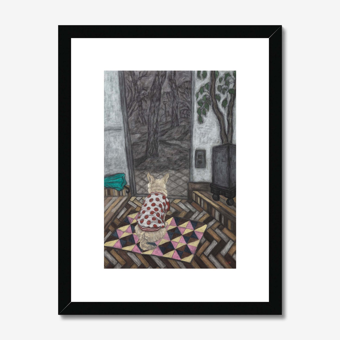 Back Shape of My Pucci Framed Fine Art Paper Prints Open Edition