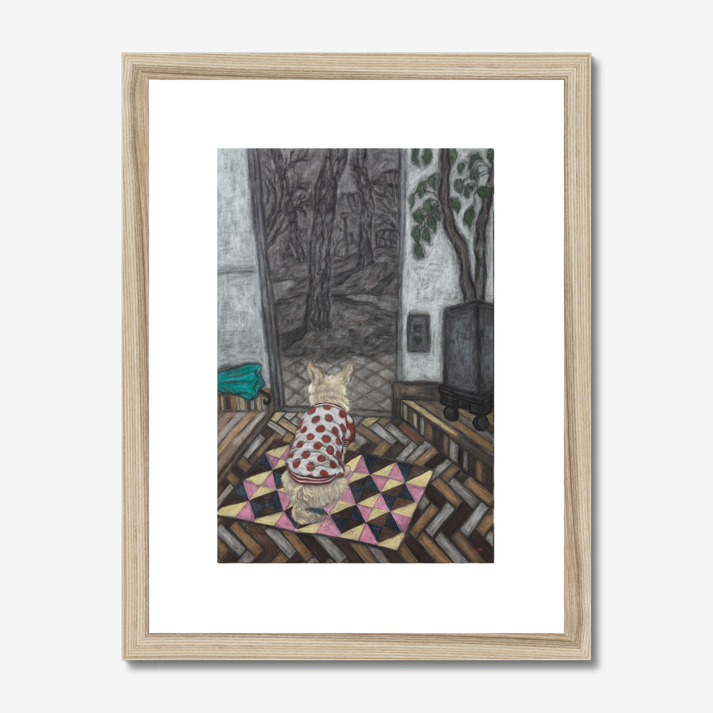 Back Shape of My Pucci Framed Fine Art Paper Prints Open Edition