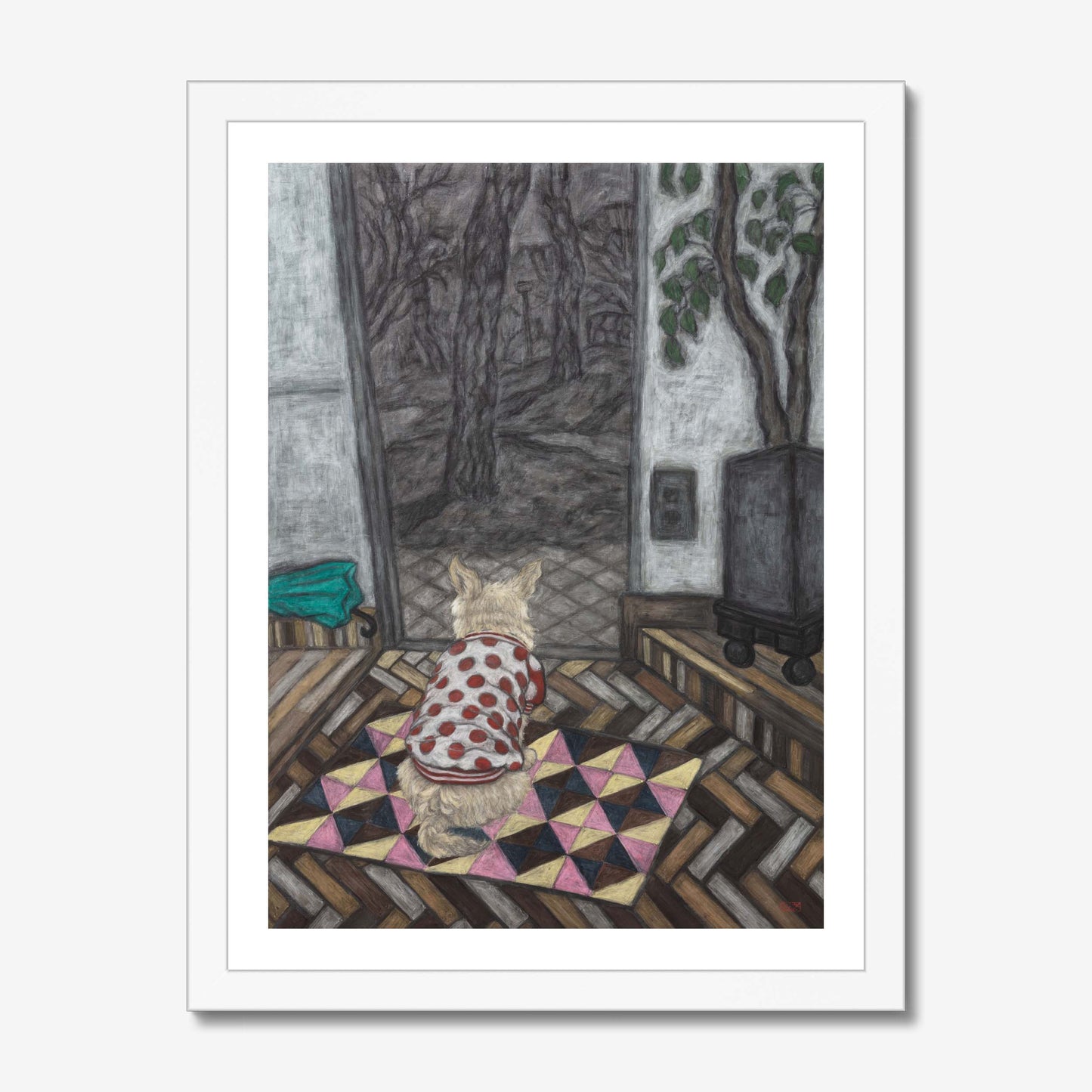 Back Shape of My Pucci Framed Fine Art Paper Prints Open Edition
