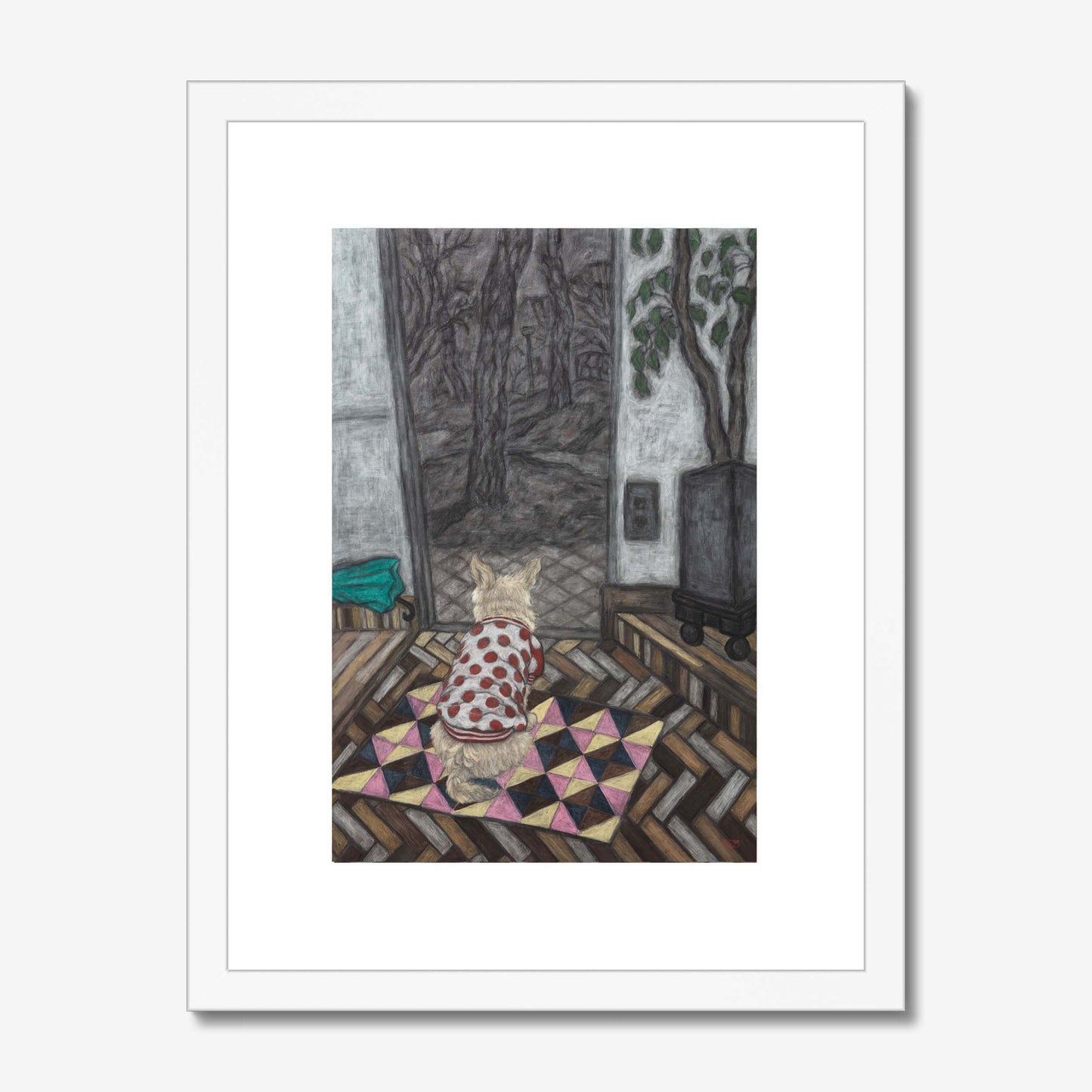 Back Shape of My Pucci Framed Fine Art Paper Prints Open Edition