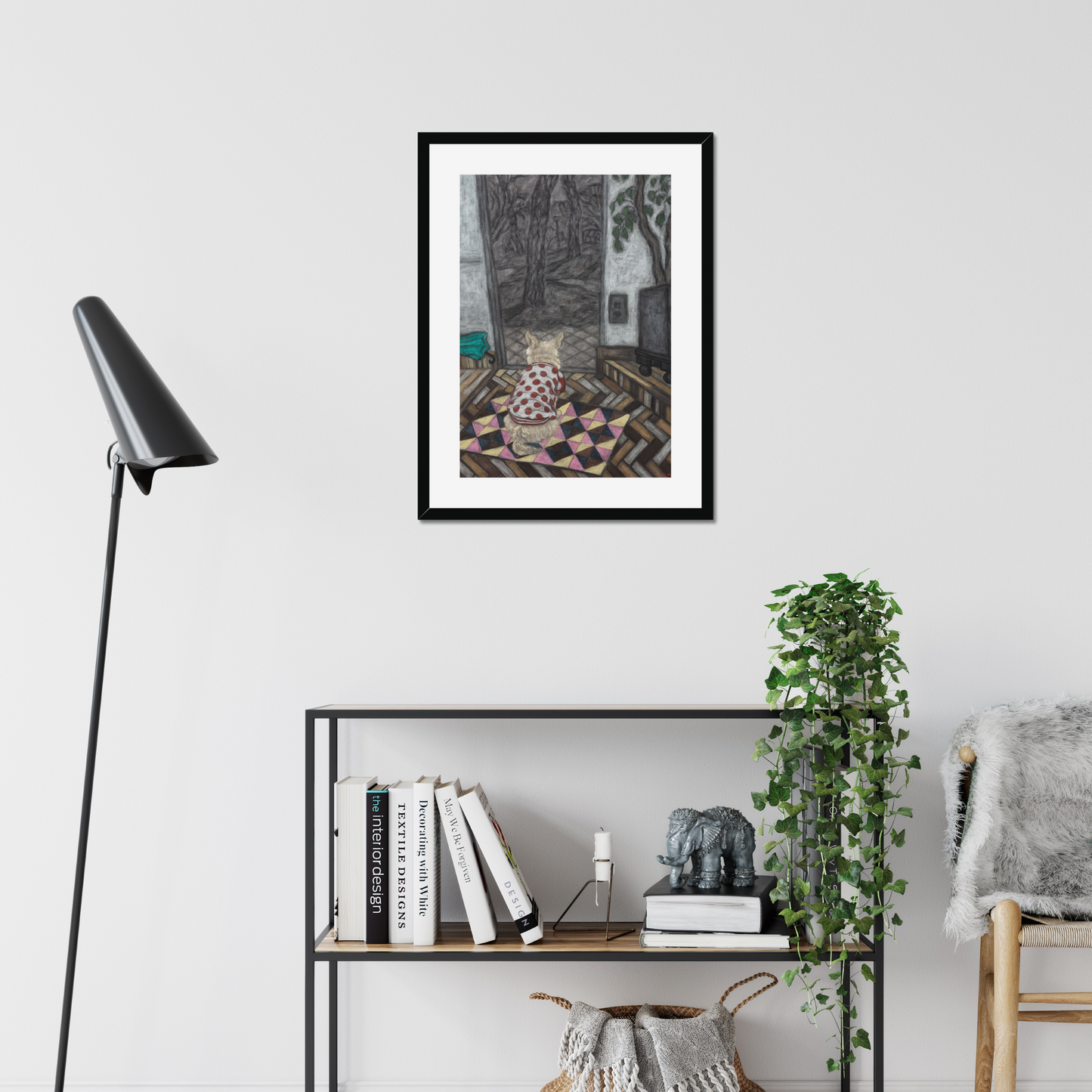 Back Shape of My Pucci Framed Fine Art Paper Prints Open Edition