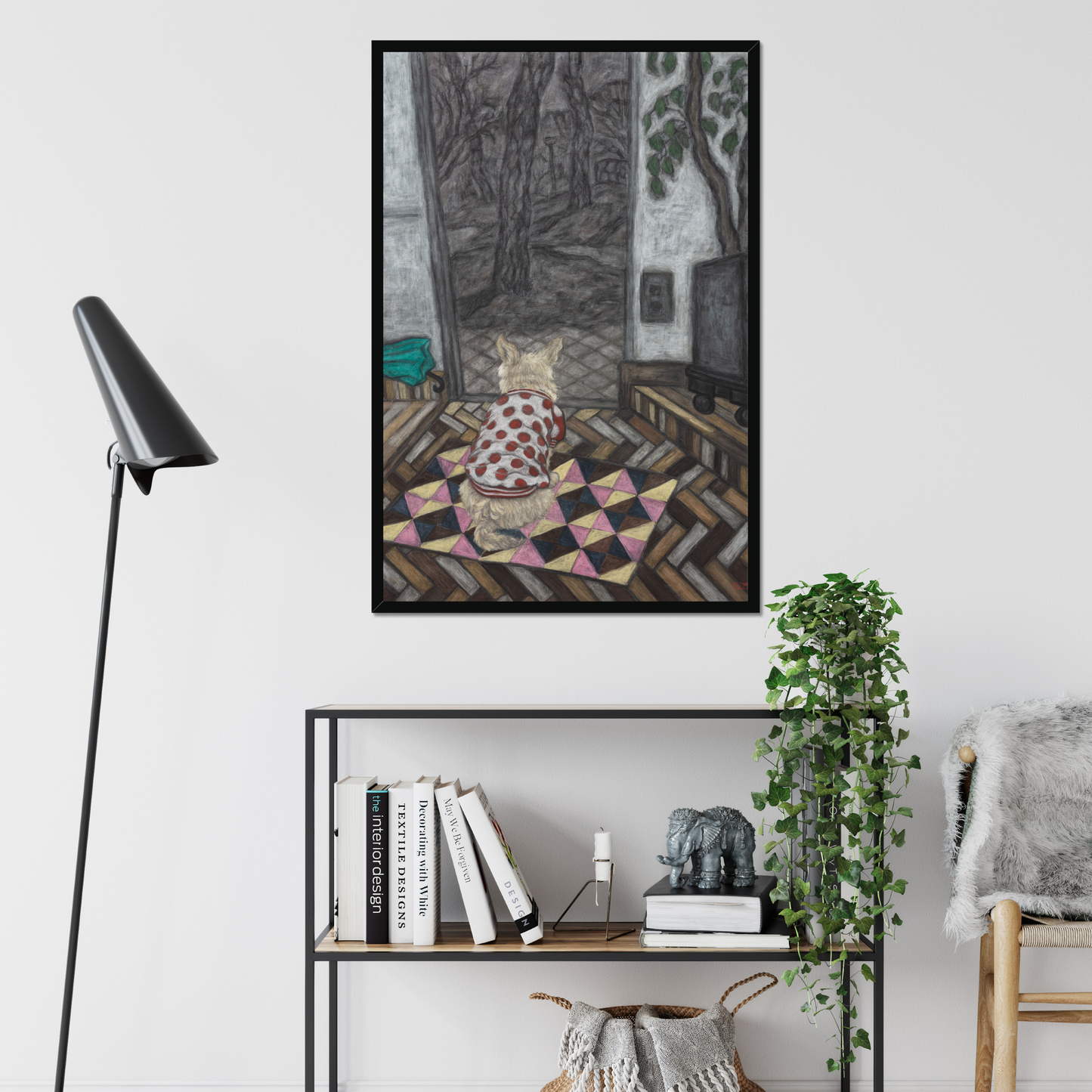 Back Shape of My Pucci Framed Fine Art Paper Prints Open Edition