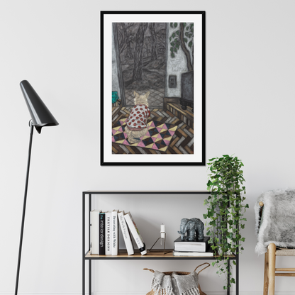 Back Shape of My Pucci Framed Fine Art Paper Prints Open Edition