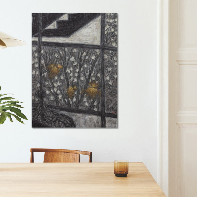 Three Yellow Light  Canvas Print