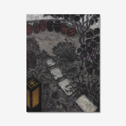 One Summer Day White Step Stones Canvas Print