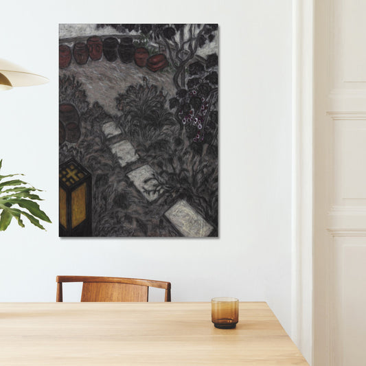 One Summer Day White Step Stones Canvas Print