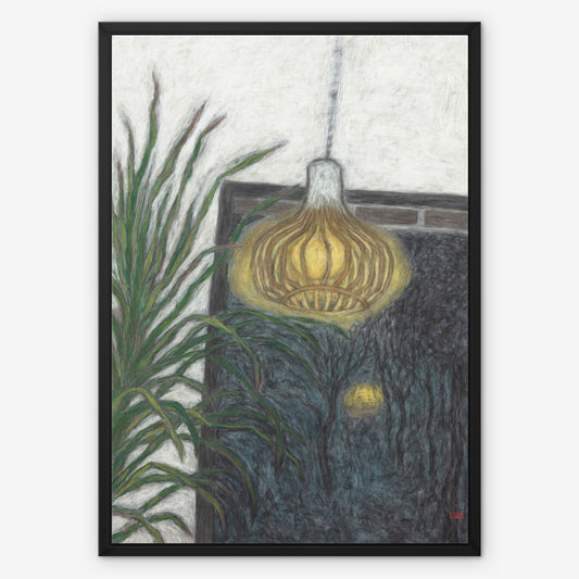 Christine Bae Moonlight Framed Canvas Print