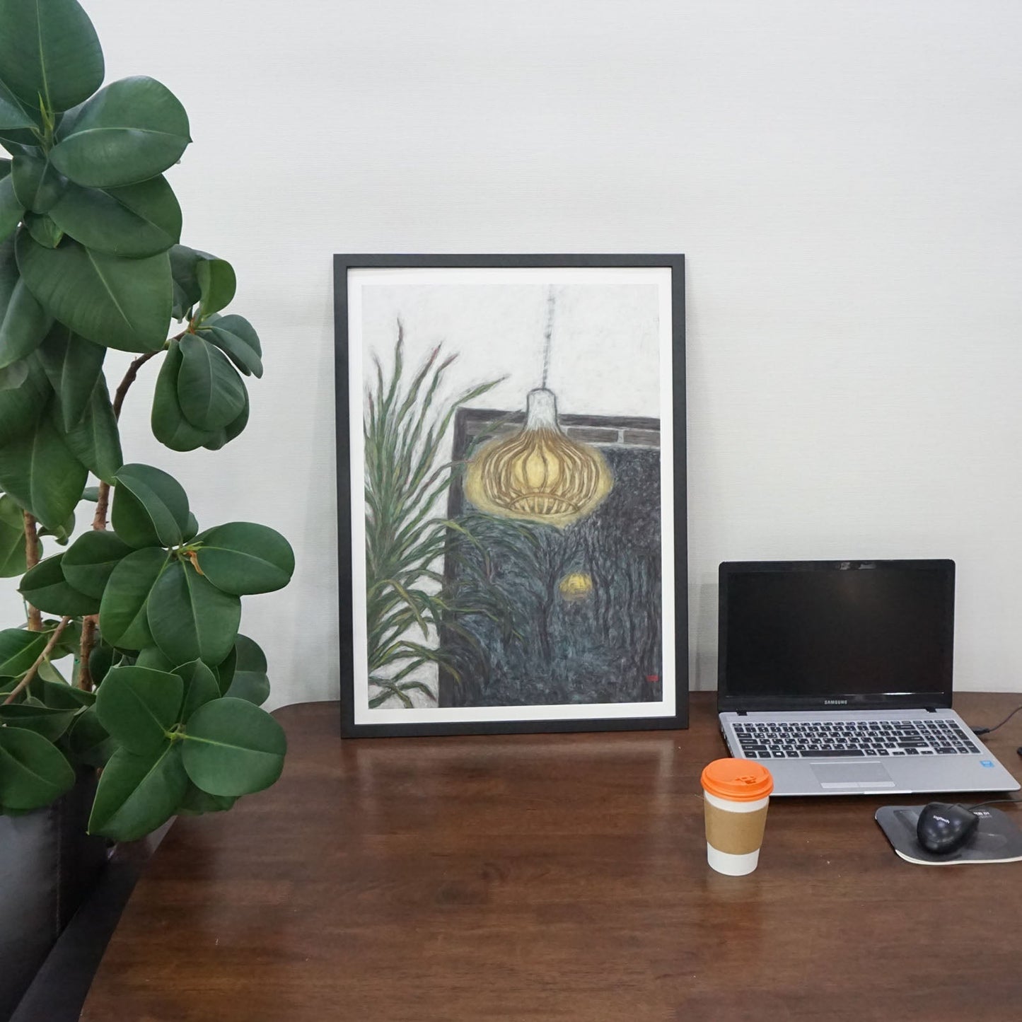 Christine Bae Moonlight Framed Fine Art Paper Print Open Edition