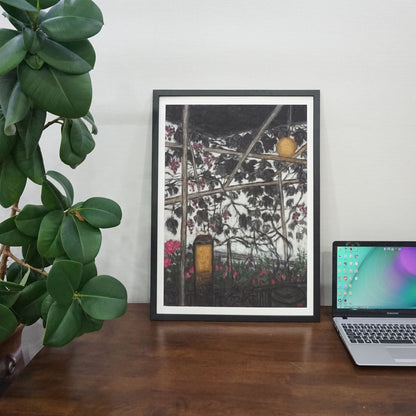 One Summer Day#1(Yellow Light) Giclee Printing Framed Fine Art Paper Print Open Edition