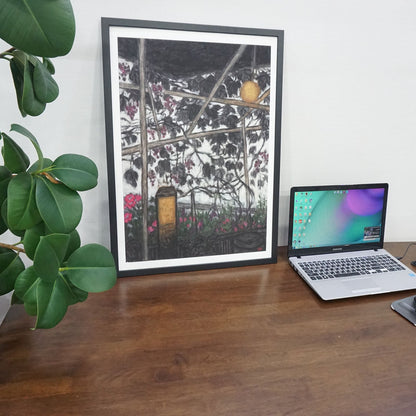 One Summer Day#1(Yellow Light) Giclee Printing Framed Fine Art Paper Print Open Edition