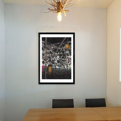 One Summer Day#1(Yellow Light) Giclee Printing Framed Fine Art Paper Print Open Edition