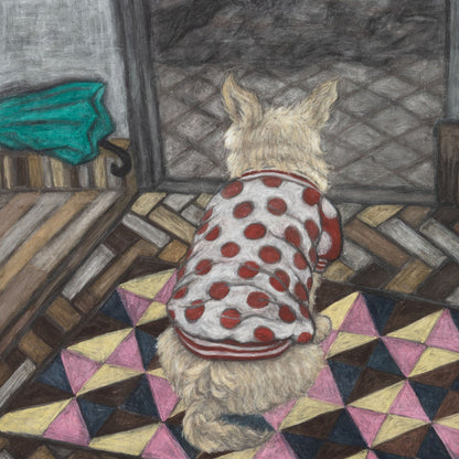 Back Shape of My Pucci Framed Canvas Print