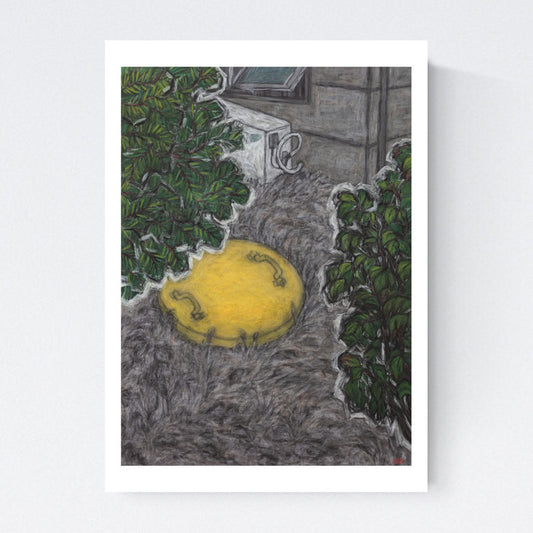 Christine Bae Quiet#2(Yellow Circle2) Fine Art Paper Prints Open Edition