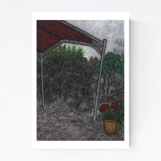 Christine Bae Red Ceiling Giclee Fine Art Paper Prints Open Edition