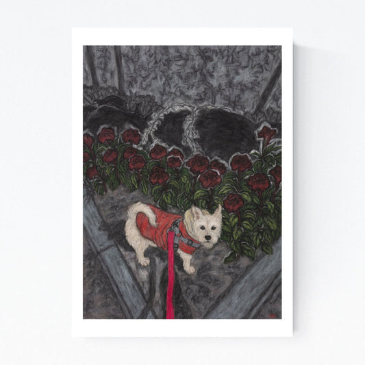 Christine Bae Red Flower and  Pucci Fine Art Prints Open Edition