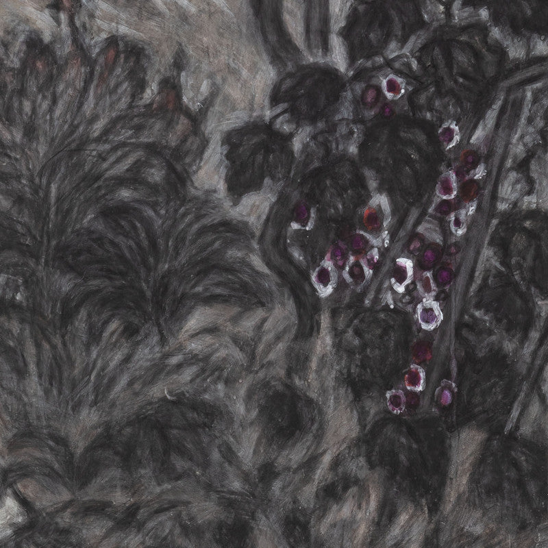 One Summer Day White Step Stones Framed Canvas Print