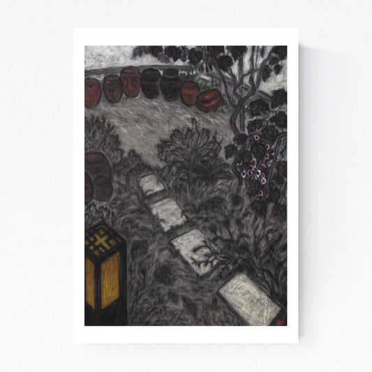 One Summer Day White Step Stones Giclee Fine Art Paper Prints Open Edition