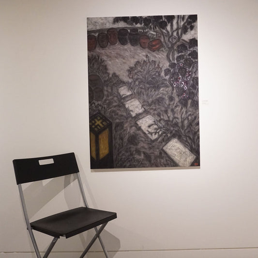 One Summer Day White Step Stones Giclee Framed Fine Art Paper Print Open Edition