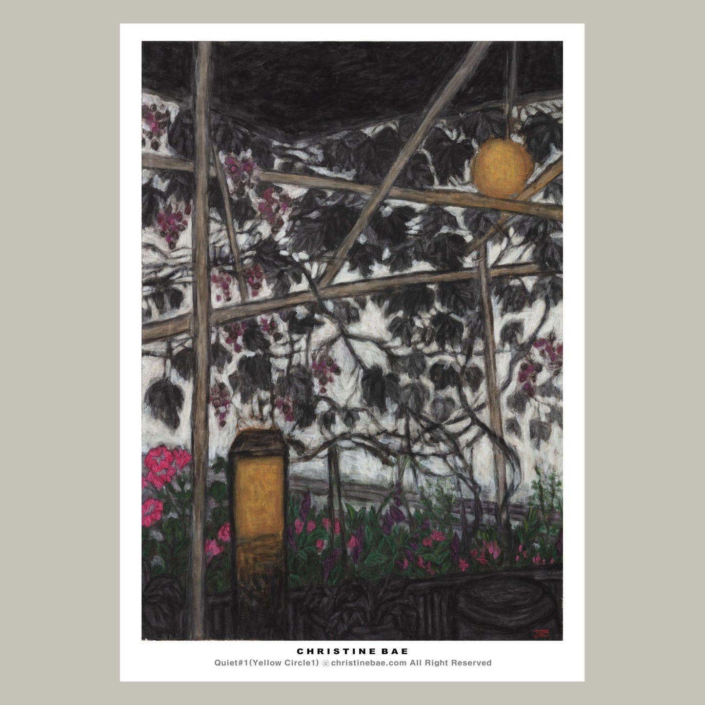 Christine Bae One Summer Day#1 Yellow Light Art Poster