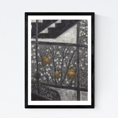 Three Yellow Light  Fine Art Paper Prints Open Edition