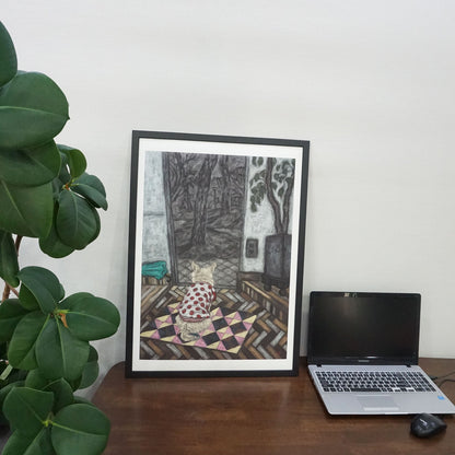 Back Shape of My Pucci Framed Fine Art Paper Prints Open Edition