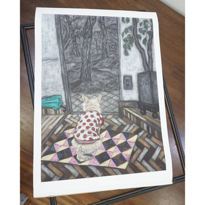 Back Shape of My Pucci Framed Fine Art Paper Prints Open Edition