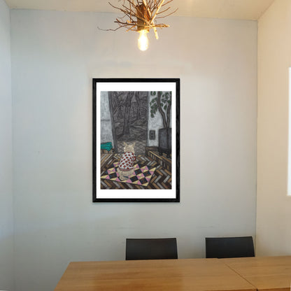Back Shape of My Pucci Framed Fine Art Paper Prints Open Edition