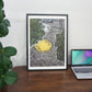Christine Bae Quiet#2(Yellow Circle2)  Art Print Open Edition