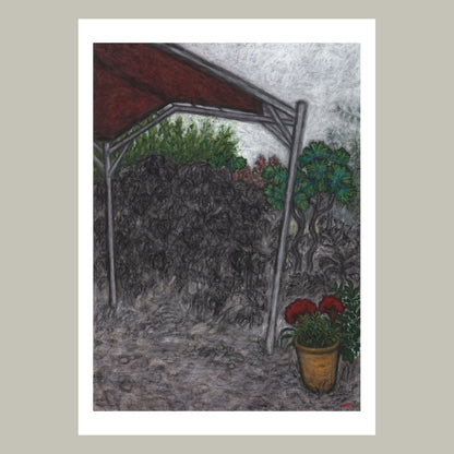 Christine Bae Red Ceiling Giclee Fine Art Paper Prints Open Edition