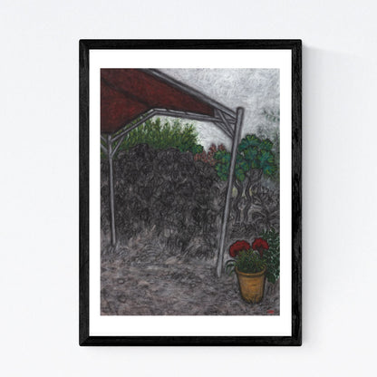 Christine Bae Red Ceiling Giclee Fine Art Paper Prints Open Edition