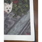 Christine Bae Red Flower and  Pucci Art Print Open Edition