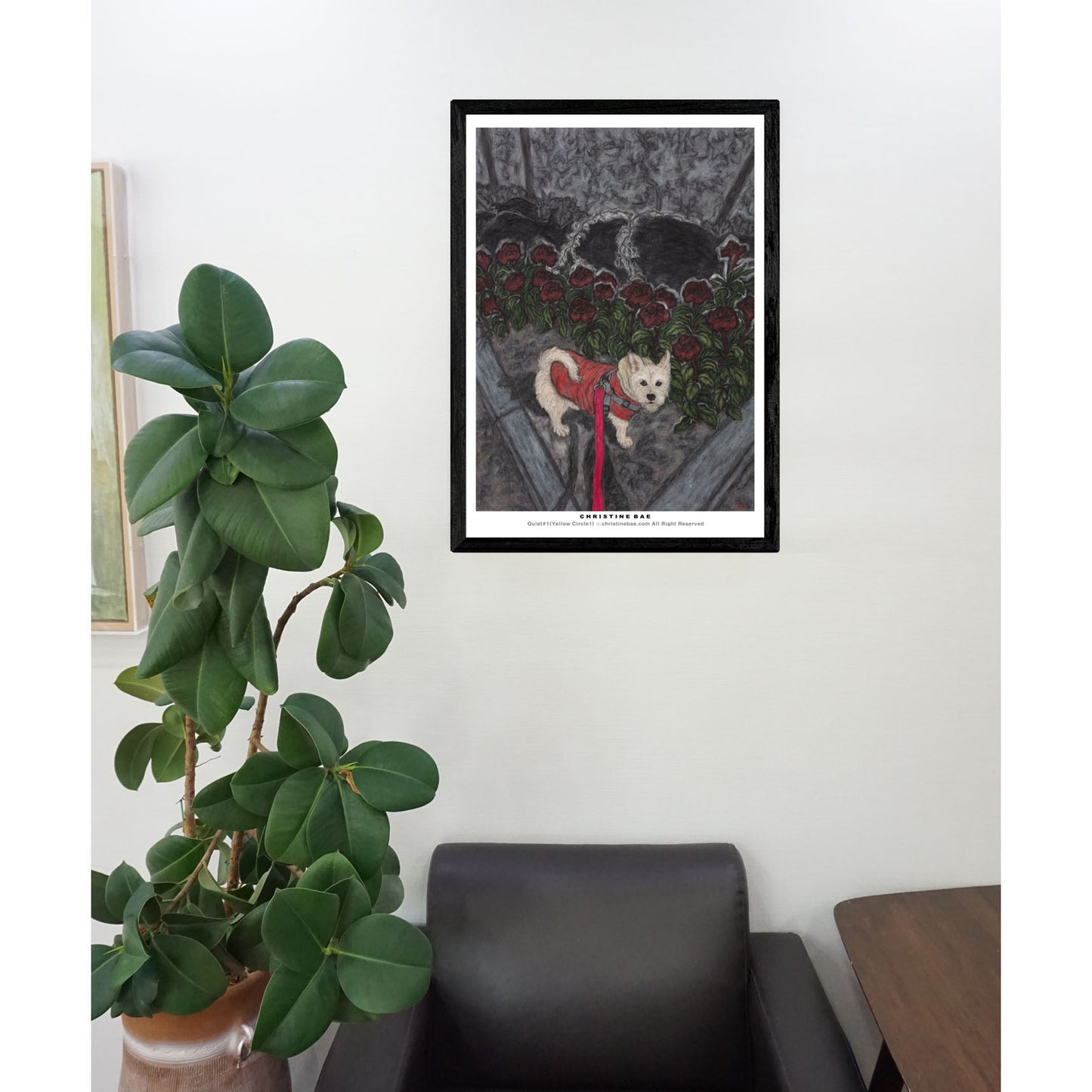 Christine Bae Red Flower and  Pucci Art Poster