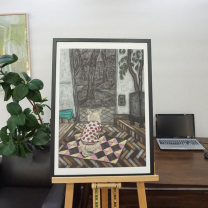 Back Shape of My Pucci Framed Fine Art Paper Prints Open Edition