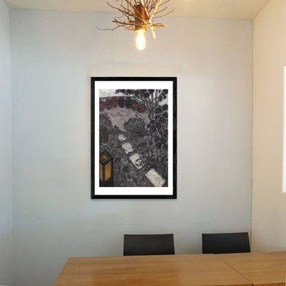 One Summer Day White Steps Giclee Fine Art Paper Prints Open Edition