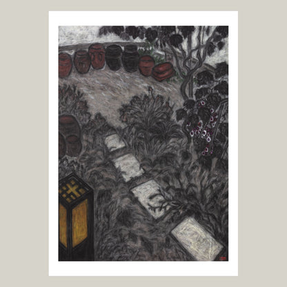 One Summer Day White Steps Giclee Fine Art Paper Prints Open Edition