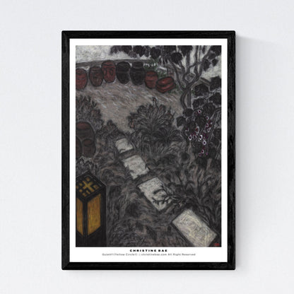 Christine Bae One Summer Day White Steps Art Poster