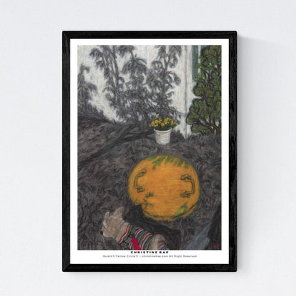 Christine Bae Quiet#1(Yellow Circle) Art Poster